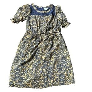 Jessica Simpson women's size small modest paisley dress